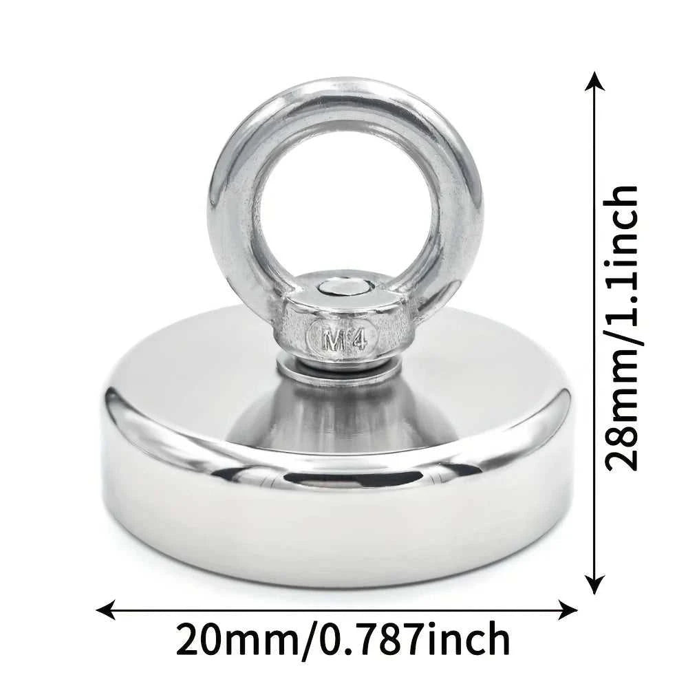 D16~D42mm Super Strong Neodymium Fishing Hook N52 Heavy Duty Rare Earth Neodymium with Countersunk Hole Eyebolt Salvage Magnetic Éditions Traditions & Modernité Inc. 185980362;20260611;1781193602tp9J4