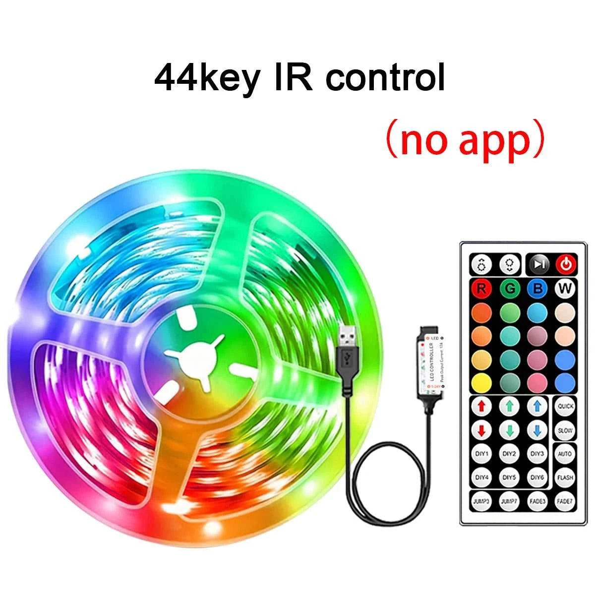 RGB Led Strip Lights 5m 10m 20m 30m Led Room Light with APP Control Flexible Ribbon Luces Led Tape for Room Bedroom Decoration Éditions Traditions & Modernité Inc. 185979931;20260611;17811934904g9K2