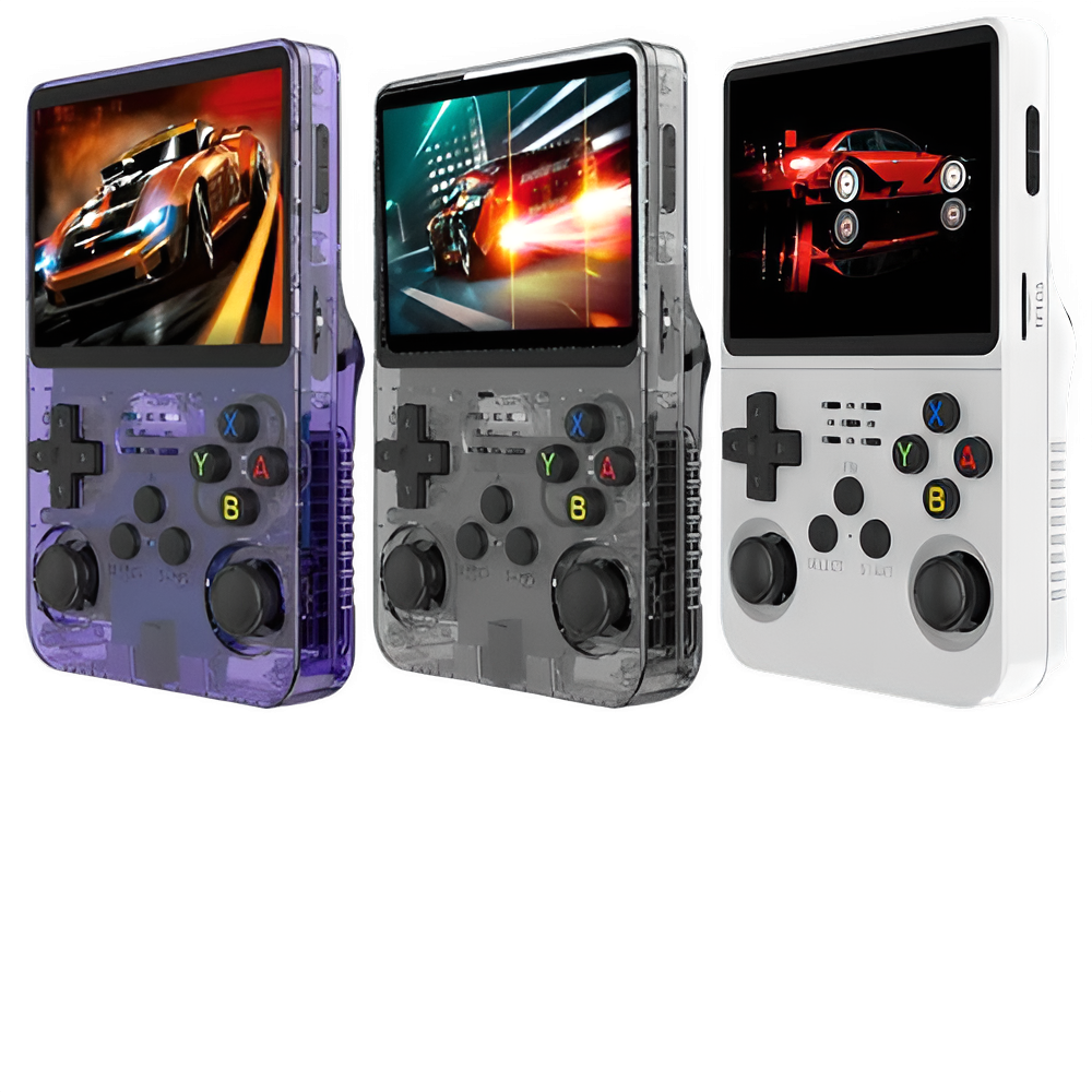 Retro Handheld Game Console with 15000 Classic Games Éditions Traditions & Modernité Inc. 14:29#64G White