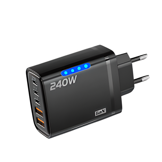 5-in-1 Fast Charging Station Power All Devices Faster Éditions Traditions & Modernité Inc. 14:1052#0.25M 10A Cable