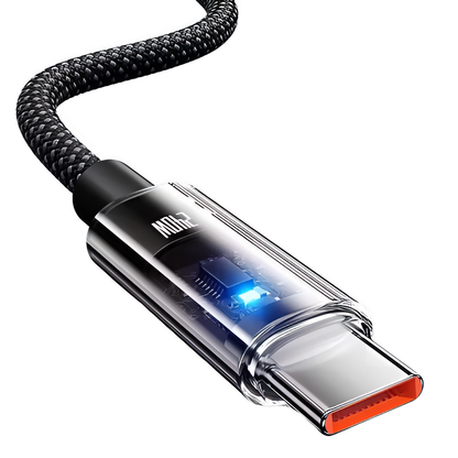 240W USB C Fast Charging Cable with LED Power Display Éditions Traditions & Modernité Inc. 14:173#0.25M;200007763:201336100