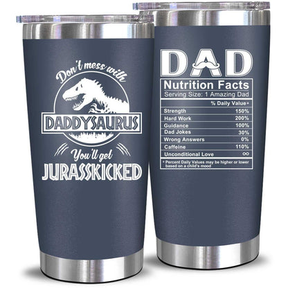 NewEleven Fathers Day Gift For Dad - Dad Birthday Gifts From Daughter, Son, Kids - Birthday Present Ideas For Father - 20 Oz Tumbler Kitchen & Dining Éditions Traditions & Modernité Inc. B0CM5RJ8VD