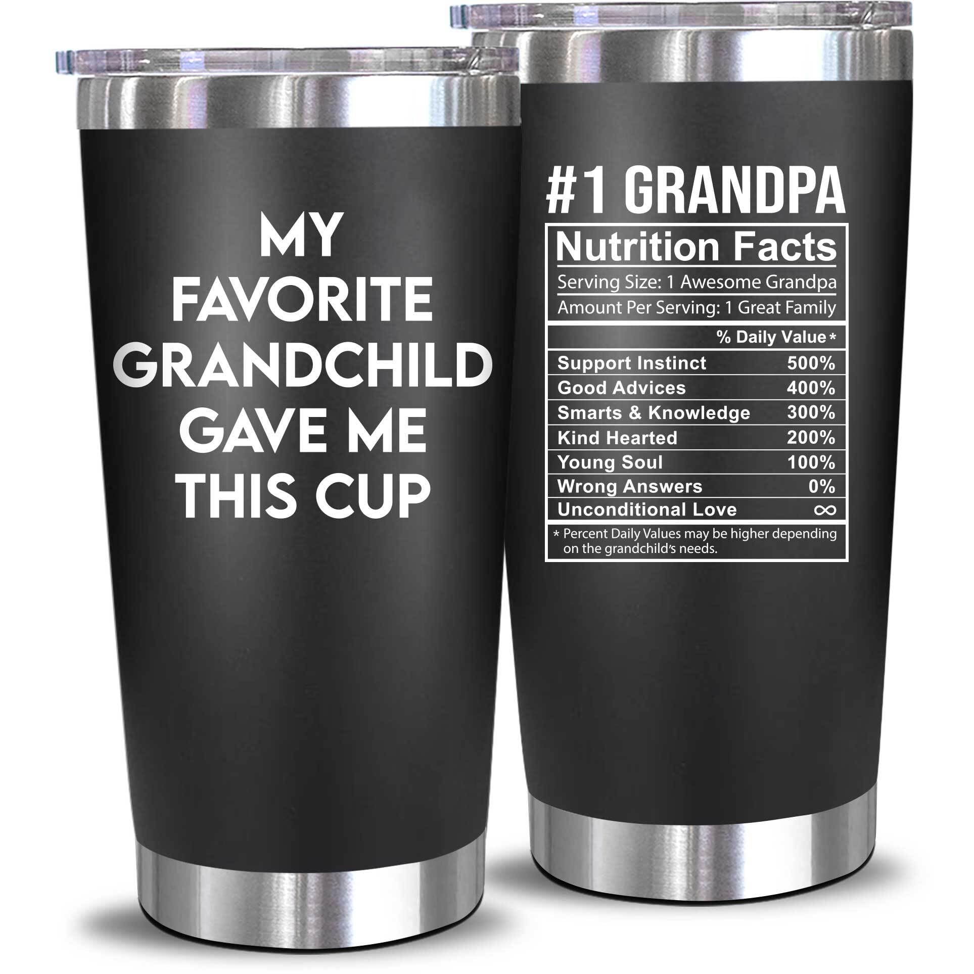 NewEleven Fathers Day Gift For Dad - Dad Birthday Gifts From Daughter, Son, Kids - Birthday Present Ideas For Father - 20 Oz Tumbler Kitchen & Dining Éditions Traditions & Modernité Inc. B0CM5RJ8VD