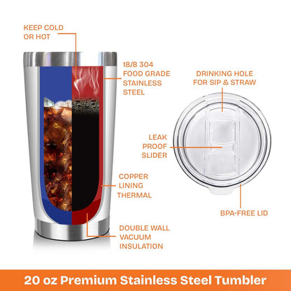 NewEleven Fathers Day Gift For Dad - Dad Birthday Gifts From Daughter, Son, Kids - Birthday Present Ideas For Father - 20 Oz Tumbler Kitchen & Dining Éditions Traditions & Modernité Inc. B0CM5RJ8VD