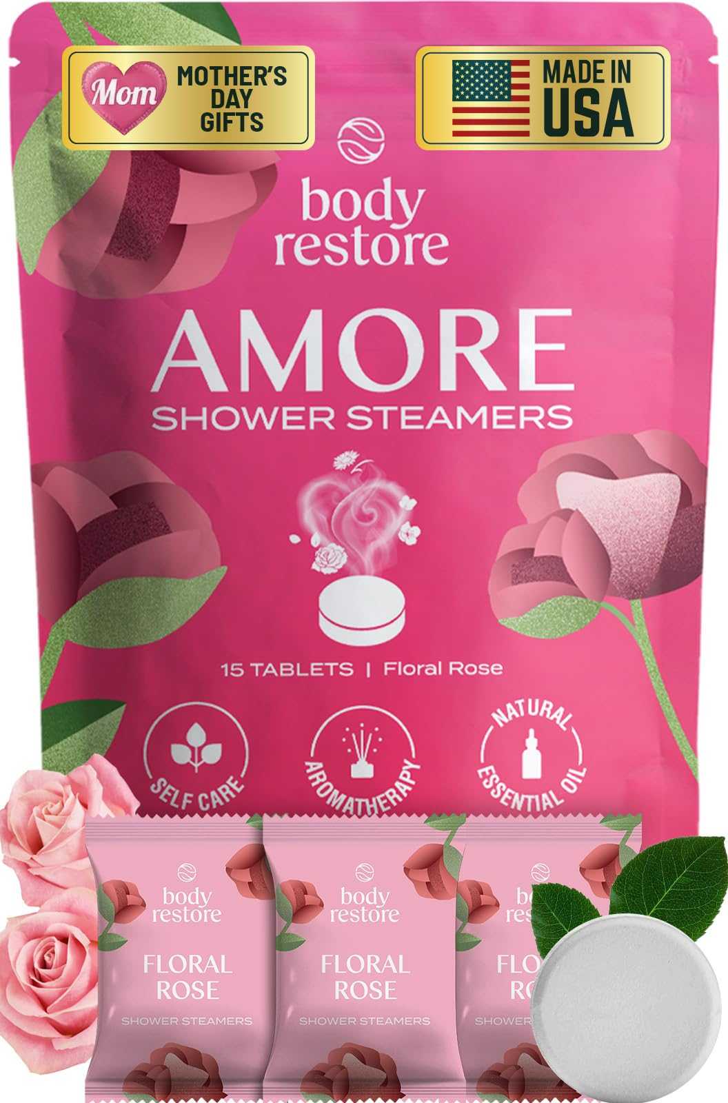 Body Restore Shower Steamers Aromatherapy Personal Care Éditions Traditions & Modernité Inc. B0BXBBN8DL