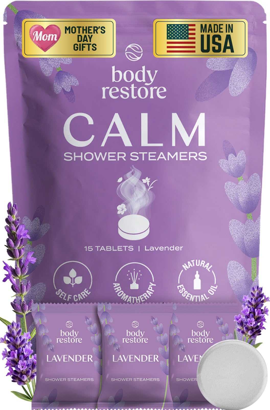 Body Restore Shower Steamers Aromatherapy Personal Care Éditions Traditions & Modernité Inc. B0BXBBN8DL