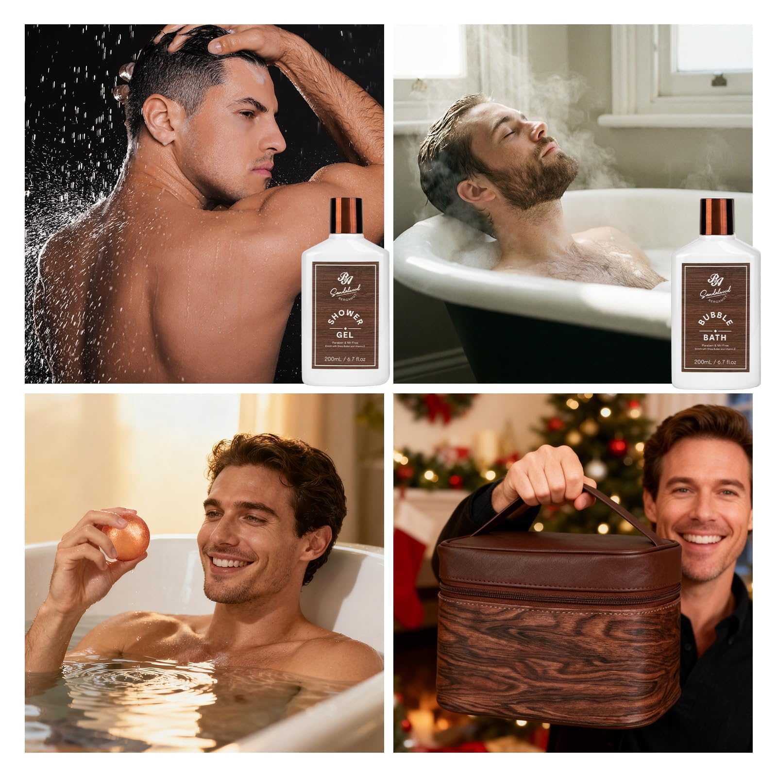 RA2021017-32-33-40 Men Bath Set