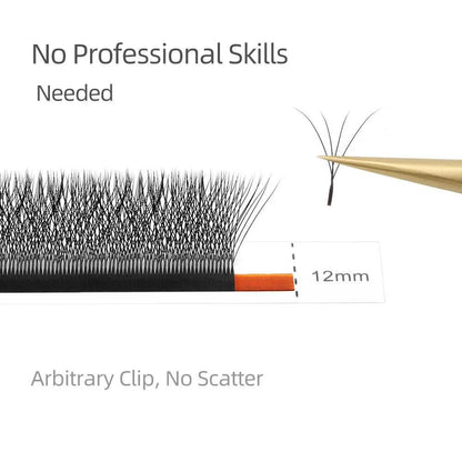 NAGARAKU Automatic Flowering W Shape Bloom 3D 4D 5D 6D 7D 8D Premade Fans Speed Eyelash Extensions Natural Soft Light Full Dense Éditions Traditions & Modernité Inc. 185979603;20260611;1781193416FDE8X