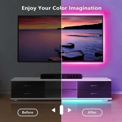 Tape Bluetooth USB LED Strip Light 5050 SMD 5V USB RGB Lights Flexible LED Lamp Tape Ribbon RGB Self-adhesive TV Desktop Diode Éditions Traditions & Modernité Inc. 185980065;20260611;178119352338inv