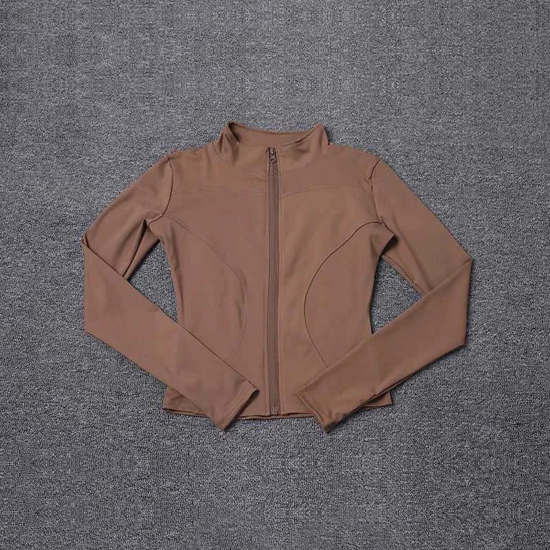 Women Sport Jacket Long Sleeve Shirt Workout Coat Gym Training Clothing Yoga Sportswear Éditions Traditions & Modernité Inc. 185982250;20260611;17811938662qotb