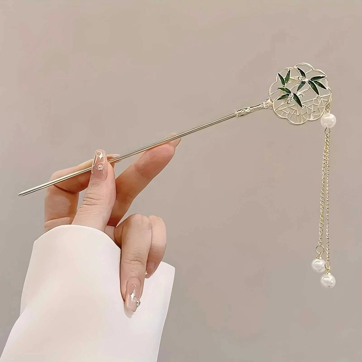 1/6pcs Elegant Chinese Style Tassel Hair Stick Traditional Floral Design Hairstyle Accessory Women Jewelry Hairpin Hairneedle Éditions Traditions & Modernité Inc. 186083255;20260613;1781386260YNM29