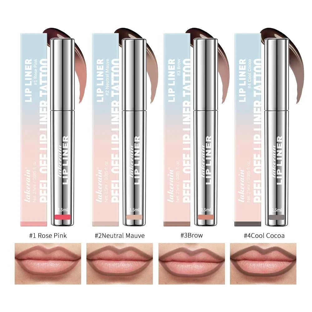 Waterproof Lip Liner Peel Off Tattoo Lipgloss Waterproof Long Lasting Matte Lip Tint Brown Contour Tear-off Lips Stain Cosmetic Éditions Traditions & Modernité Inc. 185982941;20260611;1781194007hb8VK