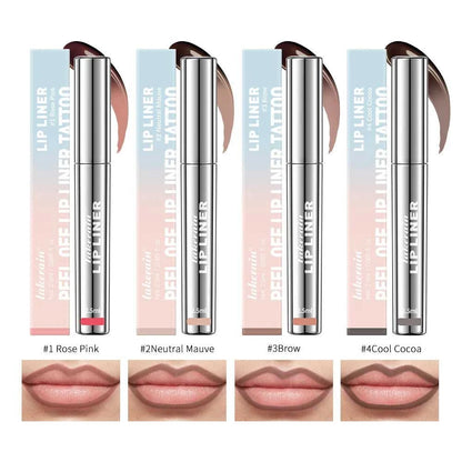 Waterproof Lip Liner Peel Off Tattoo Lipgloss Waterproof Long Lasting Matte Lip Tint Brown Contour Tear-off Lips Stain Cosmetic Éditions Traditions & Modernité Inc. 185982941;20260611;1781194007hb8VK