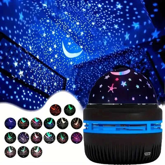 LED Starry Sky Night Lights USB Projector Lamp Magic Ball Moon Star Christmas Lights Home Room Atmosphere Decorations Éditions Traditions & Modernité Inc. 186082178;20260613;1781385882cnl3x