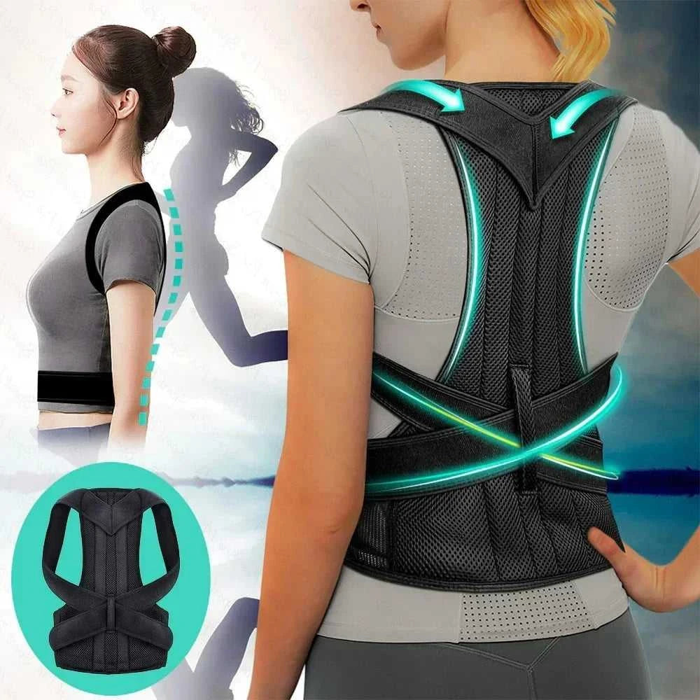Reinforced Belt Lumbar Column Posture Corrector Vest Adjustable Back Support Strap Shoulder Spine Brace Neck Stretcher Trainer Éditions Traditions & Modernité Inc. 185981008;20260611;1781193740fXXDJ