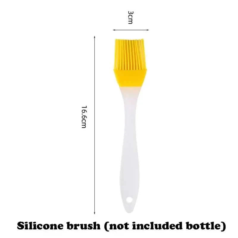 200/300/500mlOil Spray Plastic Household Kitchen Oil Spray Bottle Or Oil Brush Nebulizing Mist Filling Cooking Dual Use BBQ Éditions Traditions & Modernité Inc. 14:200002130#2pcs-300ml white