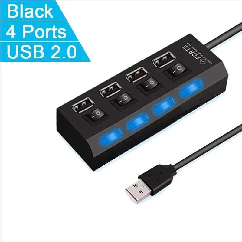 Switch Extension Hub 7-port USB2.0 Hub Computer USB Extension Hub One Drag Seven USB2.0 Splitter PC Laptop Desktop Éditions Traditions & Modernité Inc. 186225152;20260617;1781705670Rm2Ed