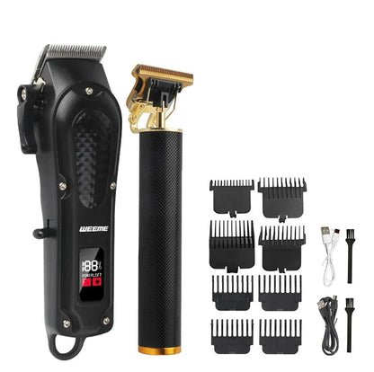 T9 Vintage Men's Electric Hair Clipper Beard Trimmer/Rechargeable Hair Cutting Machine With Nose Hair Trimmer Kit Boyfriend Gift Éditions Traditions & Modernité Inc. 186728141;20260629;1782691575zZ2px