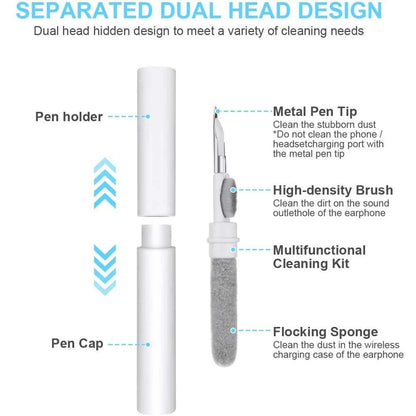 Bluetooth Earphone Cleaning Tools for Airpods Pro 1 2 3 Earbuds Case Cleaning Pen Bursh Kits for Samsung Xiaomi Airdots Huawei Éditions Traditions & Modernité Inc. 185982674;20260611;1781193943lzmrX