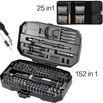 Precision Screwdriver Set, Laptop Tool Kit, 152/25 in 1 Professional Computer Screwdriver Repair Kit T5 T6 Torx Screwdriver Éditions Traditions & Modernité Inc. 185982759;20260611;1781193960xvvq7