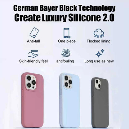 Shockproof Liquid Silicone Case for iPhone 11 through 16 Éditions Traditions & Modernité Inc. 5:22087409146;14:350850#Burgundy