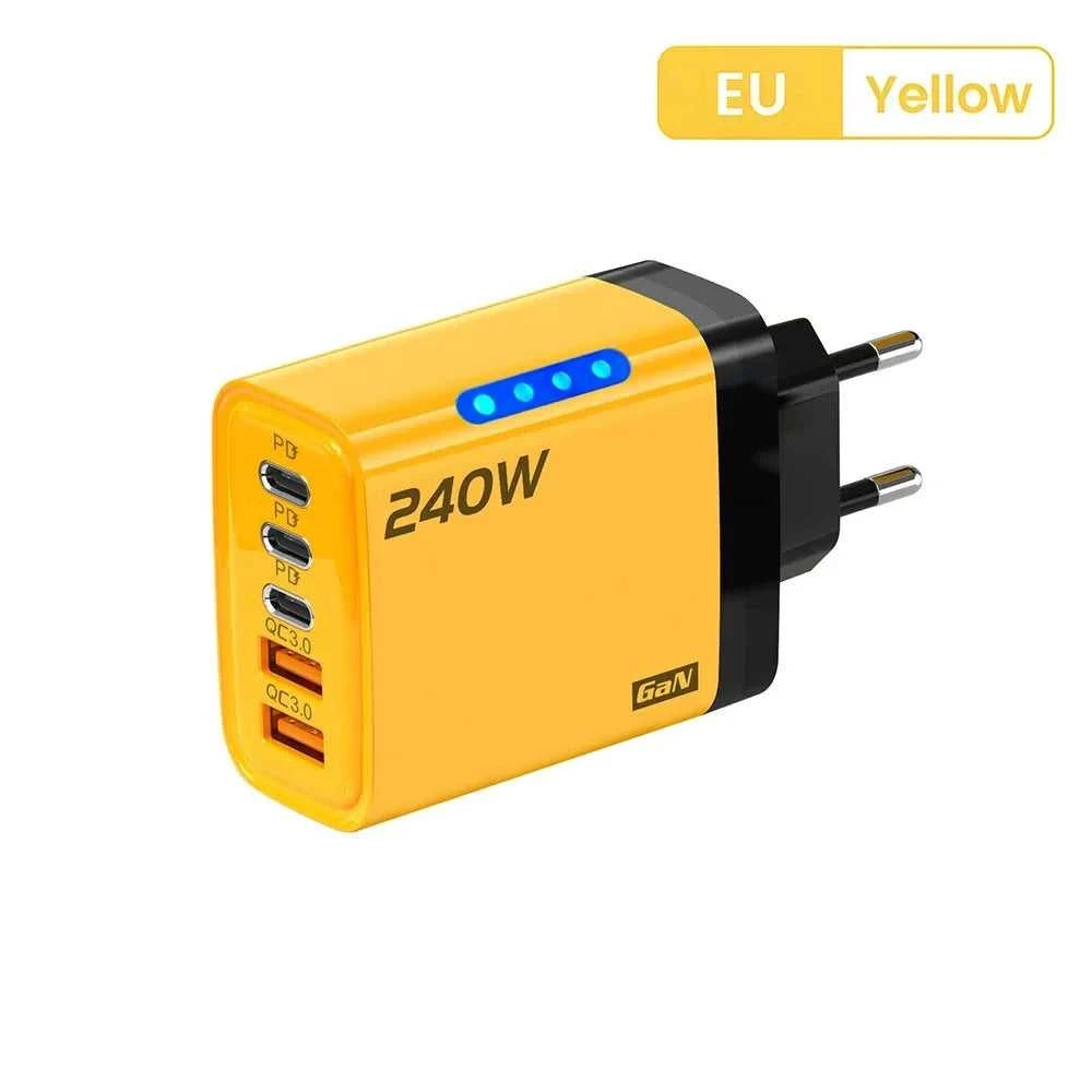 5-in-1 Fast Charging Station Power All Devices Faster Éditions Traditions & Modernité Inc. 14:1052#0.25M 10A Cable