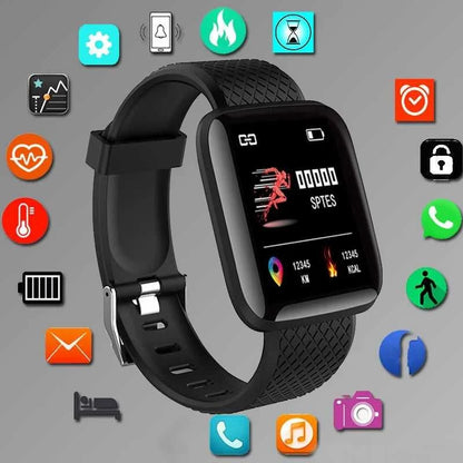 Fitness Activity Tracker Watch with Heart Rate Monitor Éditions Traditions & Modernité Inc. 14:10#116Plus Red