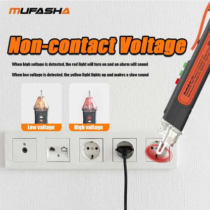MUFASHA Non-Contact Voltage Detector Electrical Pen AC Voltage Tester Smart Breakpoint Finder 12-1000V Éditions Traditions & Modernité Inc. 185980080;20260611;17811935616LTKs