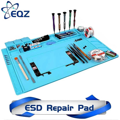 Magnetic Mat Silicone Repair Mat Circuit Board Soldering Pad Heat Resistant 932°F Anti-Static for ESD Iron Phone Repair Éditions Traditions & Modernité Inc. 185981086;20260611;1781193776HEJwA