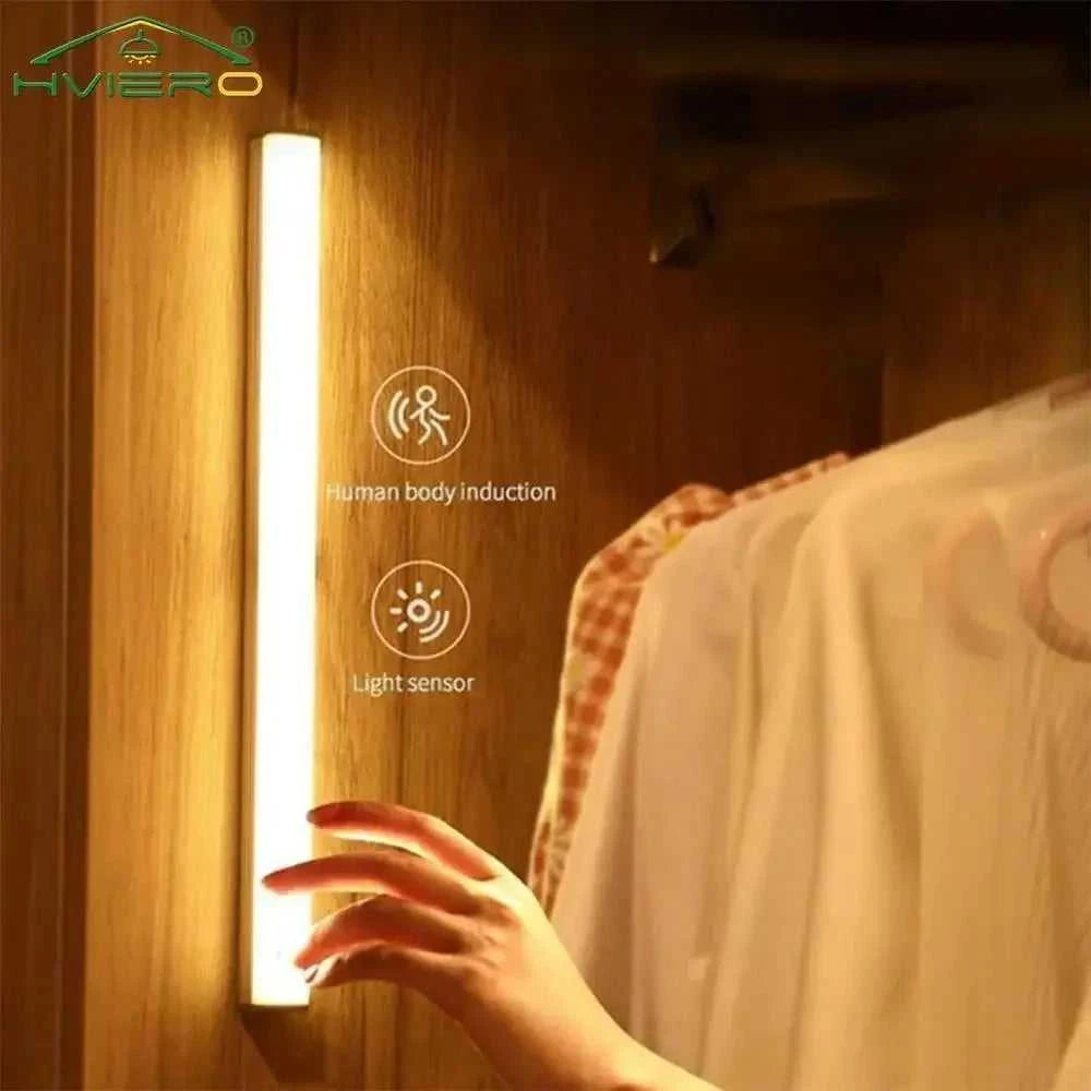 Night Lights Wireless LED Motion Sensor Lamp USB Rechargeable Magnetic For Wardrobe Room Closet Kitchen Aisle Tube Detector Bulb Éditions Traditions & Modernité Inc. 185982599;20260611;1781193924LbIbh