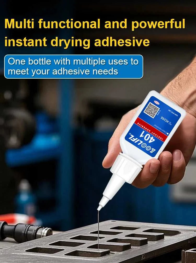 Brand-new upgraded 401 super cyanoacrylate glue, instant drying in 5 seconds, waterproof, stable and versatile bonding tool. Éditions Traditions & Modernité Inc. 14:202567811#lao-401-20ml-10pc