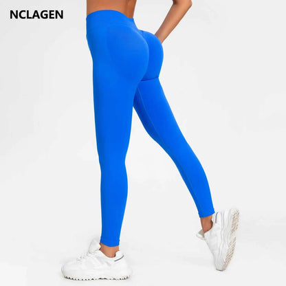 NCLAGEN Impact Leggings Women Seamless Sports Yoga Pants Low Ribbed Band Gym clothes Fitness Workout wear Scrunch Bum Tights Éditions Traditions & Modernité Inc. 185981338;20260611;1781193834hdhqE