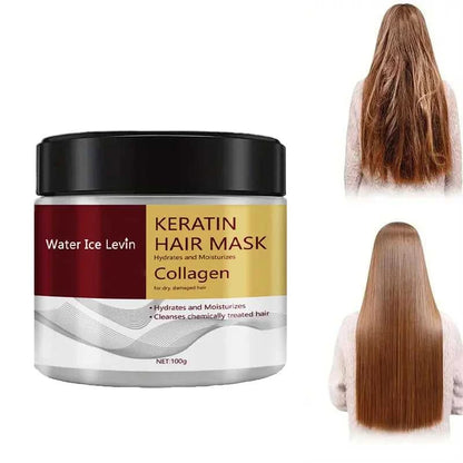 Collagen Keratin Hair Mask Dual Oil Control Moisturizer Conditioner Soft Smooth Frizz Damaged Repair Revitalize Hair Care Éditions Traditions & Modernité Inc. 185981058;20260611;1781193764Ovx7e