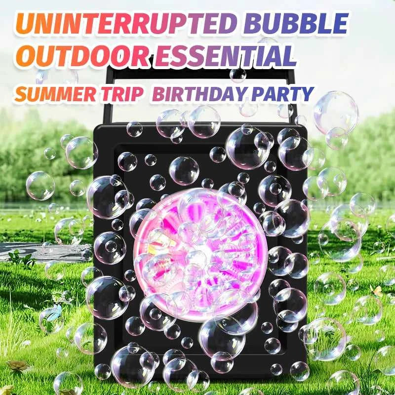 10 hole fully automatic bubble blowing handheld electric bubble machine toy outdoor birthday without battery and bubble water Éditions Traditions & Modernité Inc. 185981778;20260611;17811938379nJr1