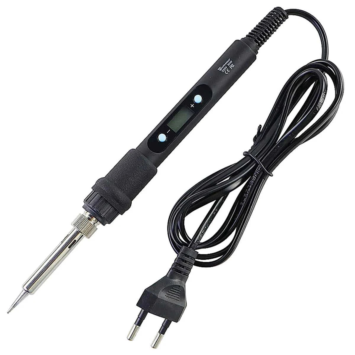 60W 80W Electric Soldering Iron LCD Digital Display Adjustable Temperature Welding Repair Tools 220V / 110V Solder Wire Tips Éditions Traditions & Modernité Inc. 185980930;20260611;1781193732cnfby