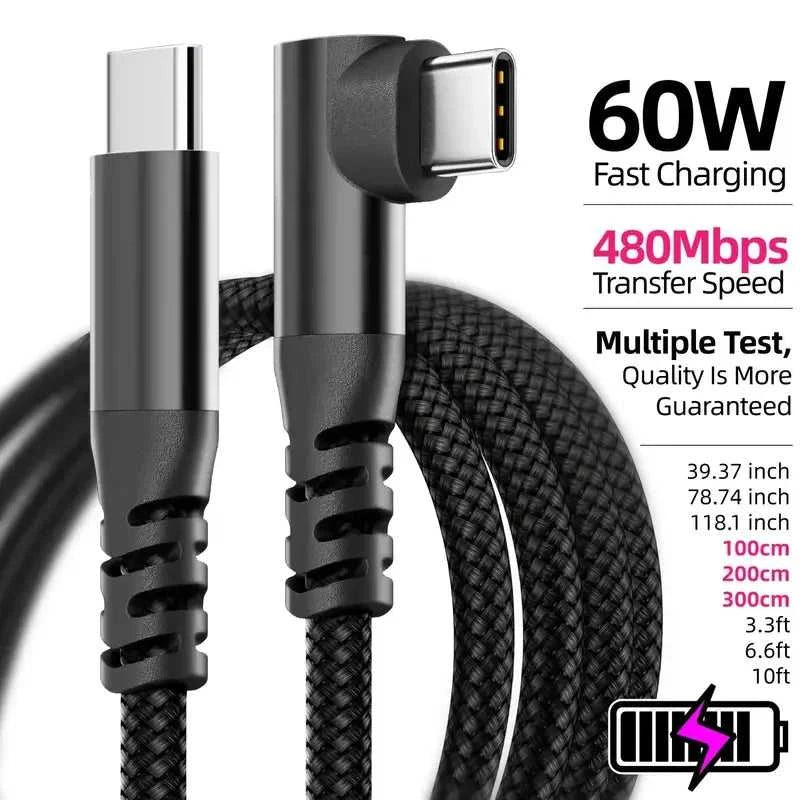 LAIHONEN 1PC USB C Cable 1M 2M 3M 10FT USB C Data Transfer 60W PD Fast Charging Cable for iPhone 15 15Plus 15Pro Max Éditions Traditions & Modernité Inc. 185982237;20260611;1781193865adkxQ
