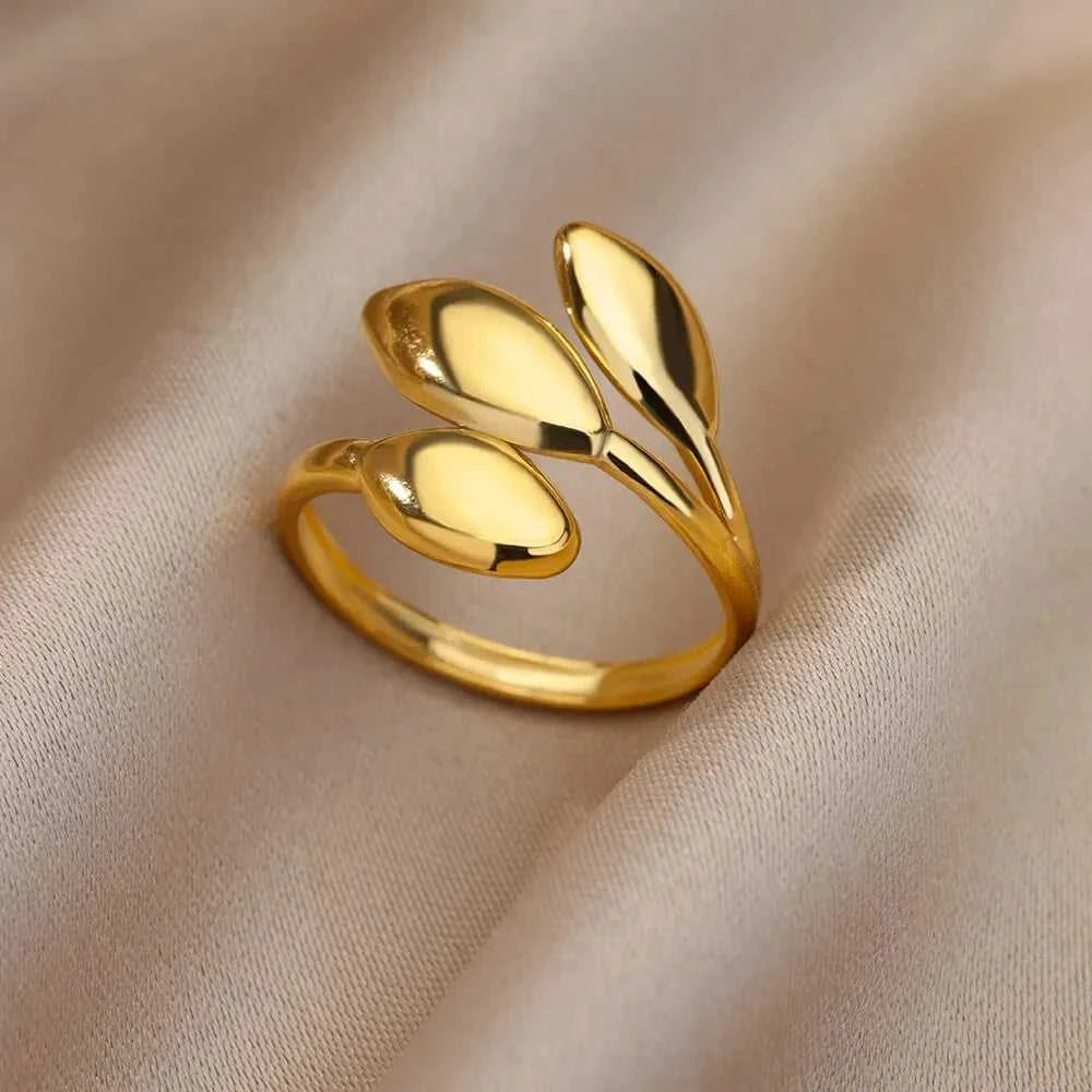 316L Stainless Steel Rings for Women Gold Color Never Fade Luxury Classic rings wedding couple rings Jewelry Free Shipping Éditions Traditions & Modernité Inc. 186727648;20260628;17826904053M55t