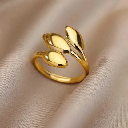 316L Stainless Steel Rings for Women Gold Color Never Fade Luxury Classic rings wedding couple rings Jewelry Free Shipping Éditions Traditions & Modernité Inc. 186727648;20260628;17826904053M55t
