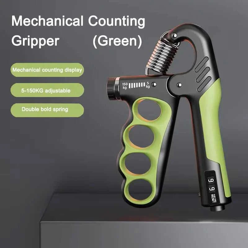 5-60/100/150kg Grip Strength Gym Wrist Expander Hand Strengthener Adjustable Muscle Recovery Fitness Hand Strength Exercise Éditions Traditions & Modernité Inc. 14:771#Mechanical Green