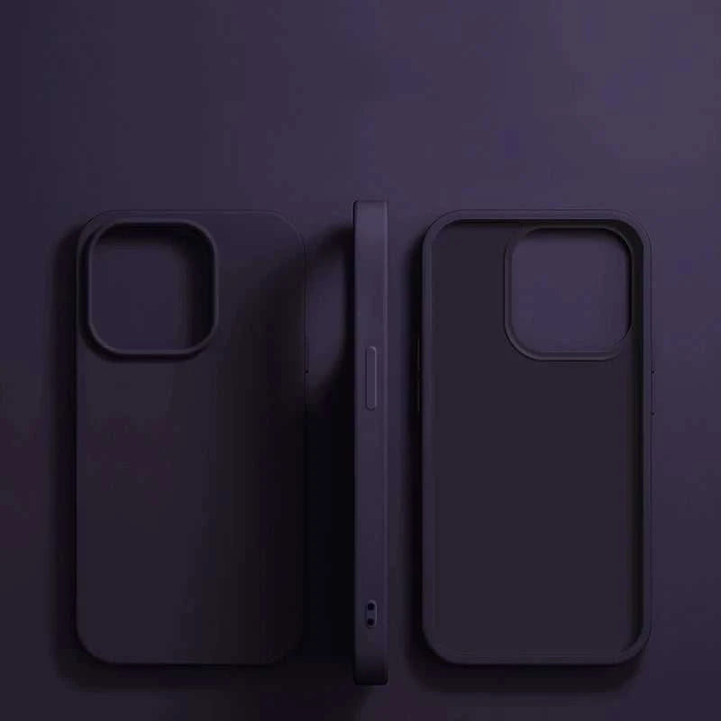Shockproof Liquid Silicone Case for iPhone 11 through 16 Éditions Traditions & Modernité Inc. 5:22087409146;14:350850#Burgundy