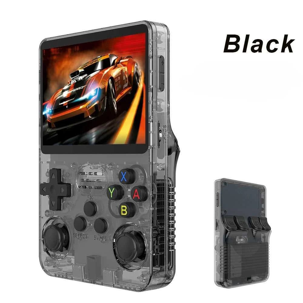 R36S Retro Handheld Game Console 3.5 Inch Portable Player Éditions Traditions & Modernité Inc. 14:10#Black;200000828:201589809#128G(20K Games);200007763:201336106