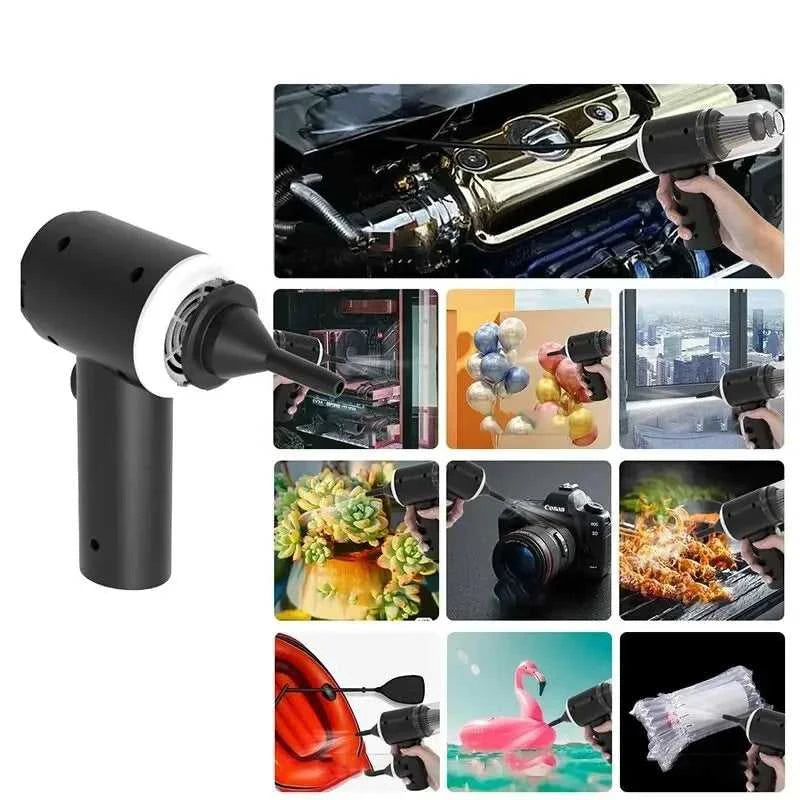 9000Pa Wireless Car Vacuum Cleaner USB Charging 1200mAh Portable Cleaning Appliance Mini Wet and Dry Vacuum Cleaner Household Éditions Traditions & Modernité Inc. 186082177;20260613;1781385880GQNLl