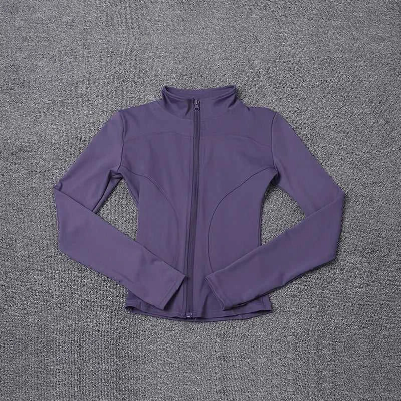 Women Sport Jacket Long Sleeve Shirt Workout Coat Gym Training Clothing Yoga Sportswear Éditions Traditions & Modernité Inc. 185982250;20260611;17811938662qotb