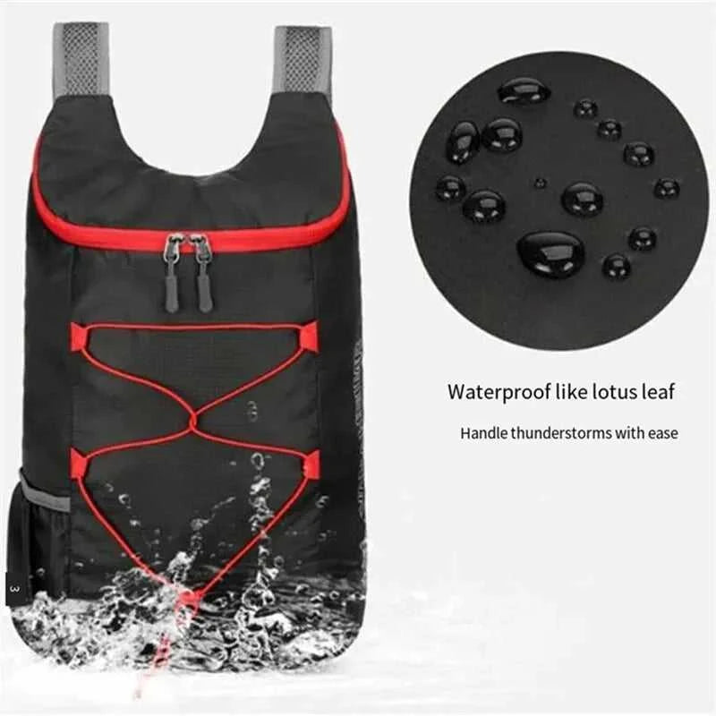 Multifunctional Outdoor Folding Backpack High Density Lightweight Waterproof Nylon Fabric Sports Bag for Camping Hiking Travel Éditions Traditions & Modernité Inc. 185980828;20260611;1781193688gAj2s