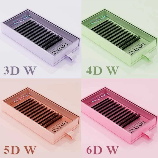 DIYDAY W Shape Eyelashes Extensions W Shaped Bloom 3d 4d 5d 6d 7d 8d Eye Lashes Natural Soft Premade Fan Lash Extensions Éditions Traditions & Modernité Inc. 185980101;20260611;1781193587w9ZkL
