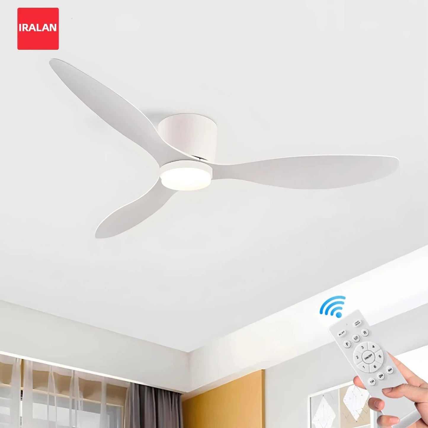 Remote Ceiling Fan With Light