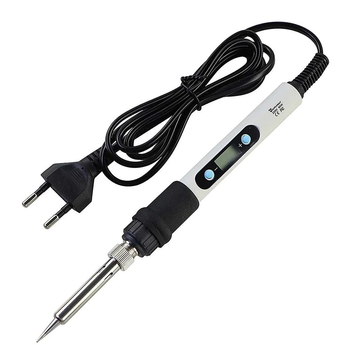 60W 80W Electric Soldering Iron LCD Digital Display Adjustable Temperature Welding Repair Tools 220V / 110V Solder Wire Tips Éditions Traditions & Modernité Inc. 185980930;20260611;1781193732cnfby