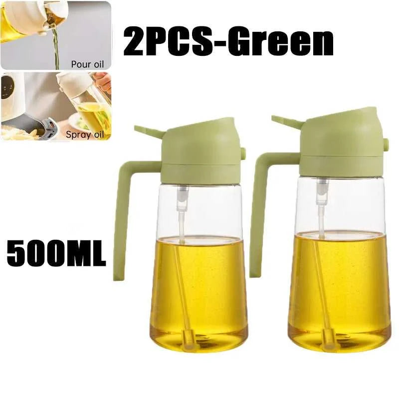200/300/500ml Oil Spray Bottle BBQ Cooking Olive Oil Sprayer Plastic Baking Oil Spray Empty Bottle Vinegar Bottle Or Oil brush Éditions Traditions & Modernité Inc. 185980650;20260611;1781193656phbKP