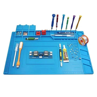 Magnetic Mat Silicone Repair Mat Circuit Board Soldering Pad Heat Resistant 932°F Anti-Static for ESD Iron Phone Repair Éditions Traditions & Modernité Inc. 185981086;20260611;1781193776HEJwA