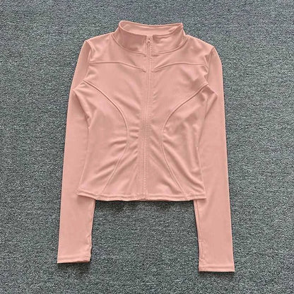 Women Sport Jacket Long Sleeve Shirt Workout Coat Gym Training Clothing Yoga Sportswear Éditions Traditions & Modernité Inc. 185982250;20260611;17811938662qotb